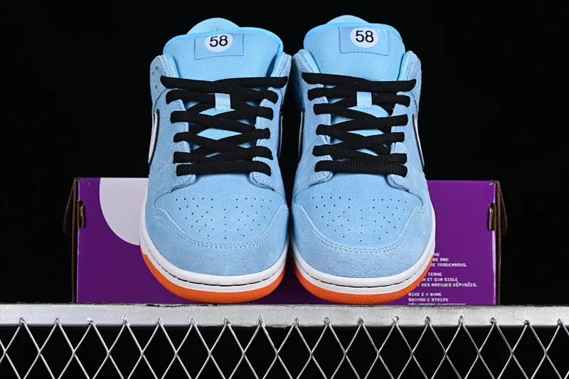 All categories Nk SB Dunk Series Nk SB Dunk Low Low-top sneakers C version WE CLUB 58 x Nk SB Dunk Low Pro "Club 58 Gulf" Dunk series low-top casual sports skateboard shoes BQ6817-401